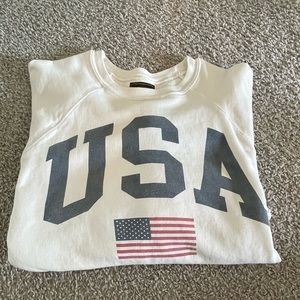 USA cropped sweatshirt XS